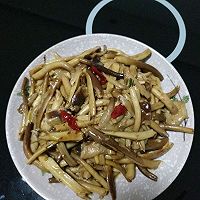 孜然茶树菇的做法图解4