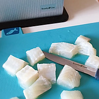 黄金龙利鱼块【宝宝辅食】的做法图解3