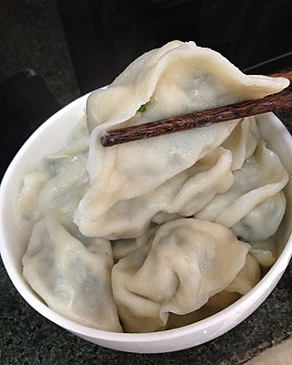 自制饺皮手工饺（白菜香菇木耳肉&韭菜肉）