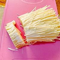 「蒜蓉火腿金针菇」的做法图解3