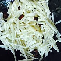 炝炒白萝卜的做法图解4