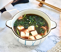 苋菜豆腐汤的做法