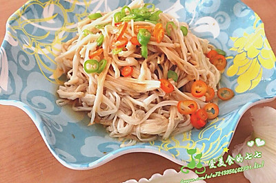 白灼金针菇