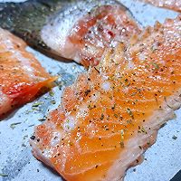 烤三文鱼排 下酒小菜的做法图解2