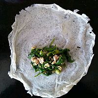 荠菜春卷#西王领先好滋味#的做法图解6