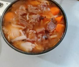 低脂蔬菜牛腩汤的做法