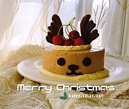 #今天吃什么# 圣诞爆款——凹造型麋鹿慕斯的做法