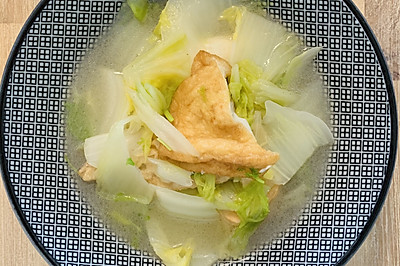杂鱼豆腐白菜煮