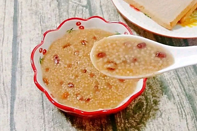 小米红豆粥