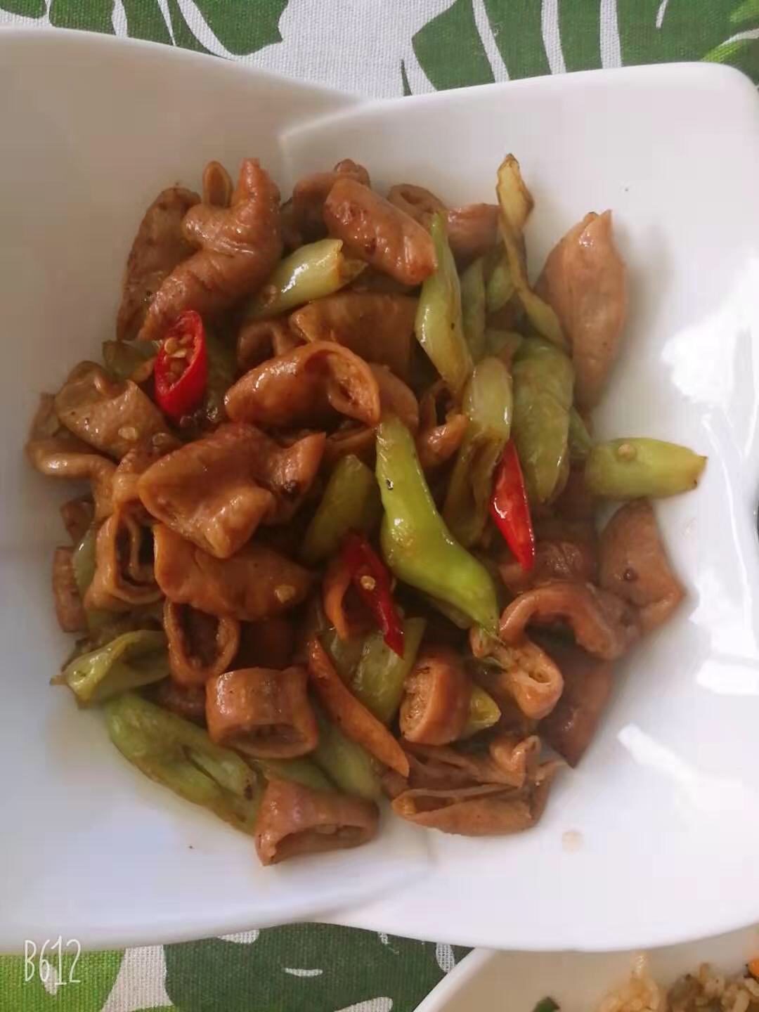 Braised fat intestines