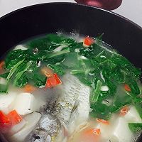 鲜菇鲫鱼豆腐汤的做法图解6