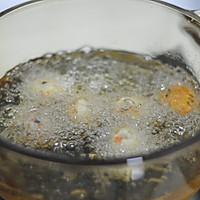 菜蔬鸡肉丸子  白煮&油炸的做法图解9