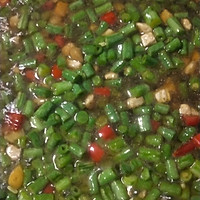 豇豆肉末的做法图解7