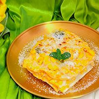 #金龙鱼橄调-橄想橄做#入口糯叽叽的香煎玉米饼的做法图解6