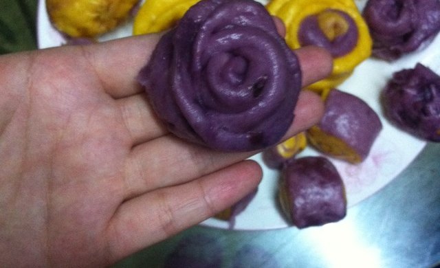 紫薯南瓜馒头