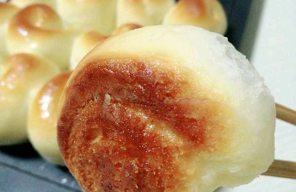 脆皮小面包【韩国烤馒头】无黄油版