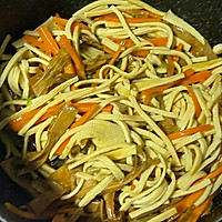 #打工人的健康餐#油菜笋干豆腐丝的做法图解5