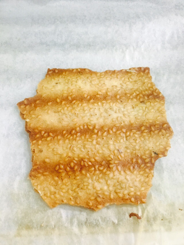 芝麻薄脆的做法