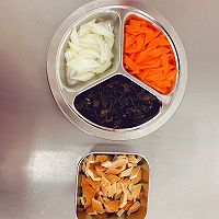 木耳山药炒豆干的做法图解1