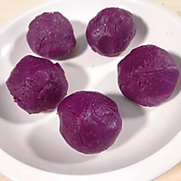 紫薯芝士仙豆糕的做法图解4