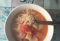 番茄土豆龙须面的做法