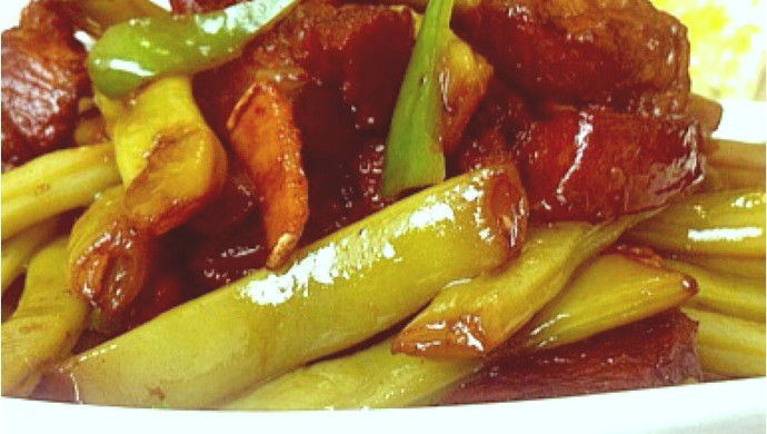 肉烧四季豆
