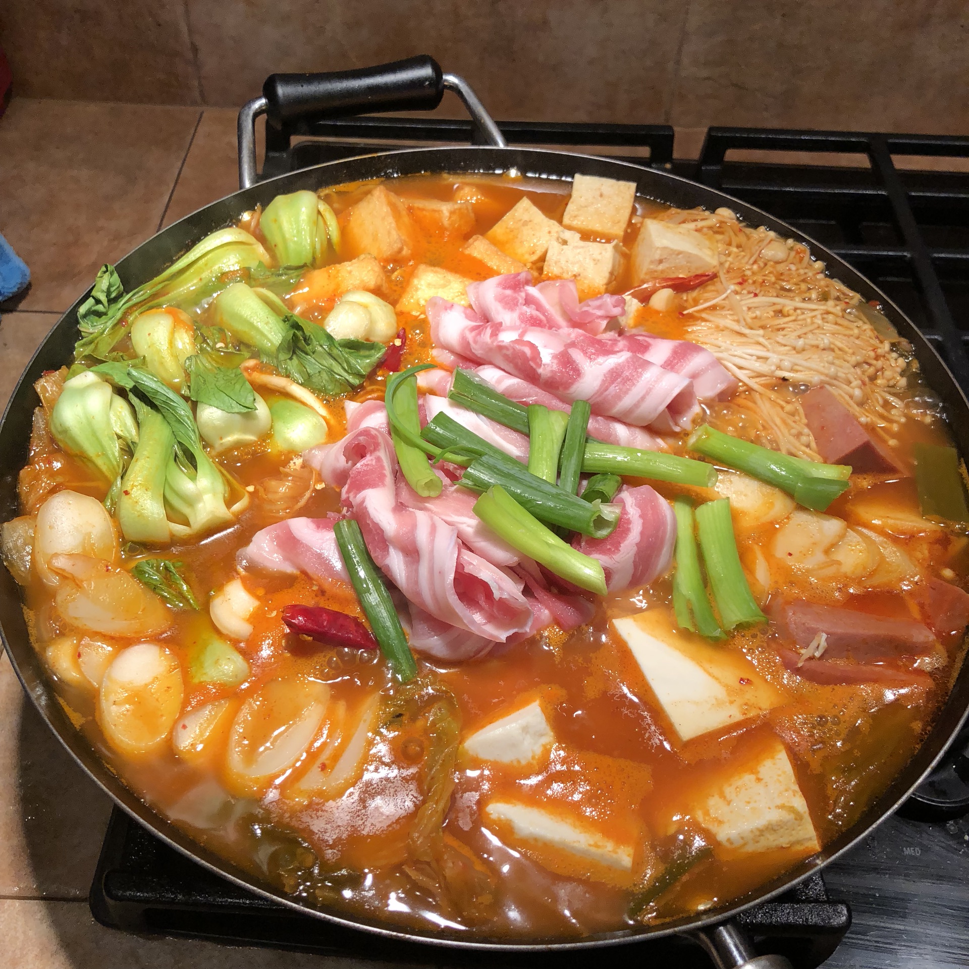 猫言猫语: 韩国泡菜海鲜锅 Seafood Kimchi Hotpot