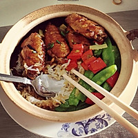 鸡翅荷兰豆煲仔饭的做法图解7