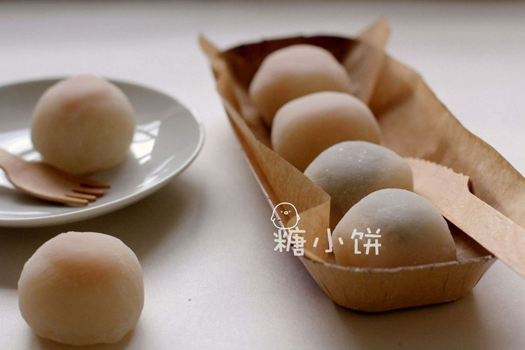 和果子系列【杏桃&西梅麻薯】基础求肥饼皮的做法