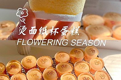 隔水法烫面纸杯蛋糕