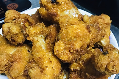 一咬直掉渣外酥里嫩家庭版炸鸡腿