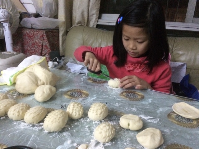 刺猬包子的做法图解2