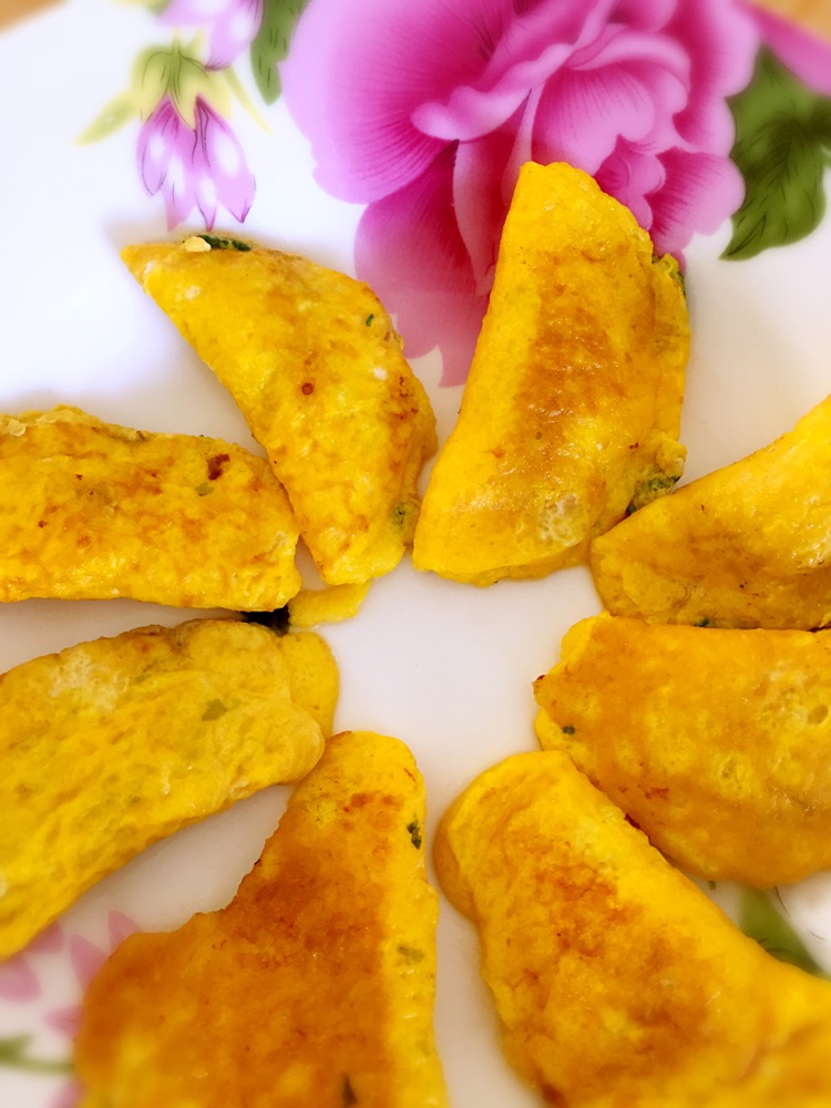 婴儿辅食之蛋皮饺子的做法图解5