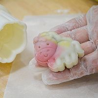 低糖豆沙青稞冰皮月饼的做法图解13