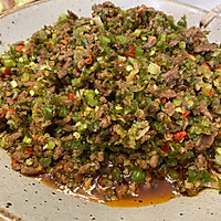 得荣树椒炒牛肉末的做法图解12