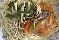 三丝冷面的做法