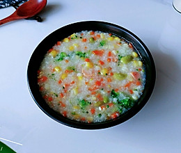 胡椒青菜玉米粥的做法