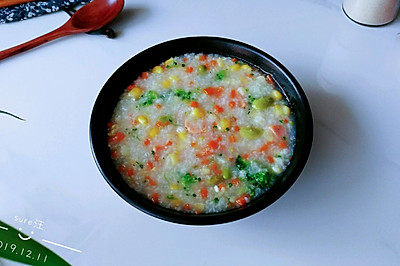 胡椒青菜玉米粥