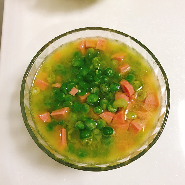 豌豆火腿肠的做法