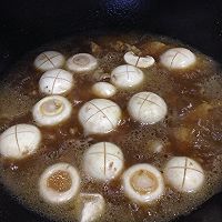 排骨烩蘑菇西兰花的做法图解9