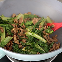 #黄河路美食#香嫩爽脆的牛肉拌炒麦菜的做法图解13