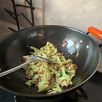 干炒花菜 闹闹家常菜的做法图解6