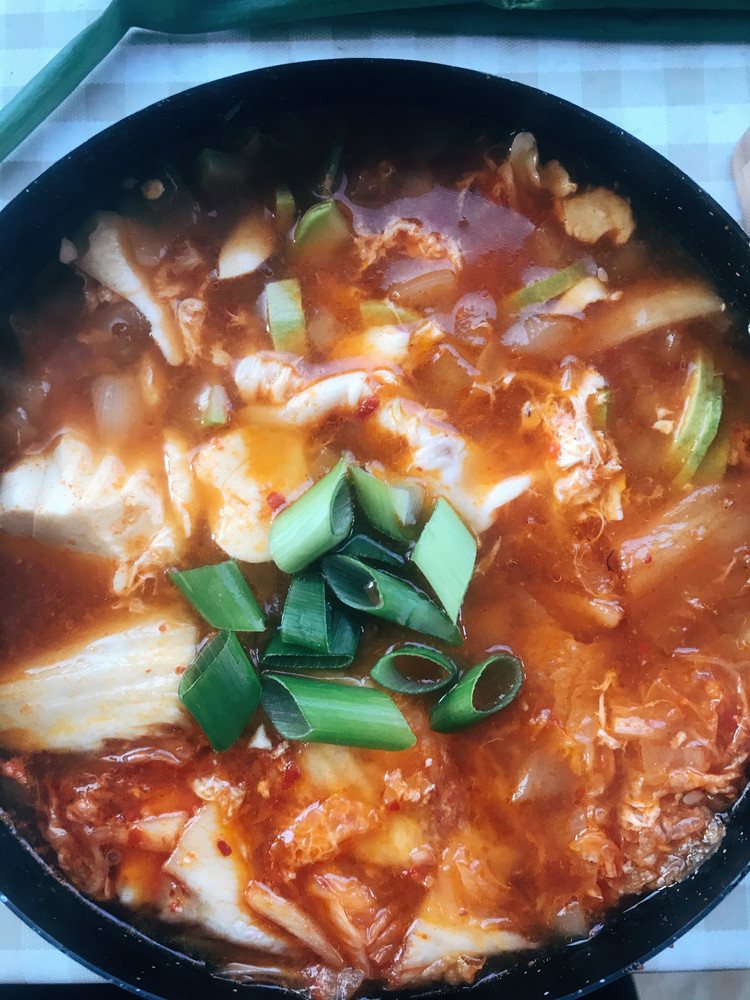 辣菜嫩豆腐汤的做法
