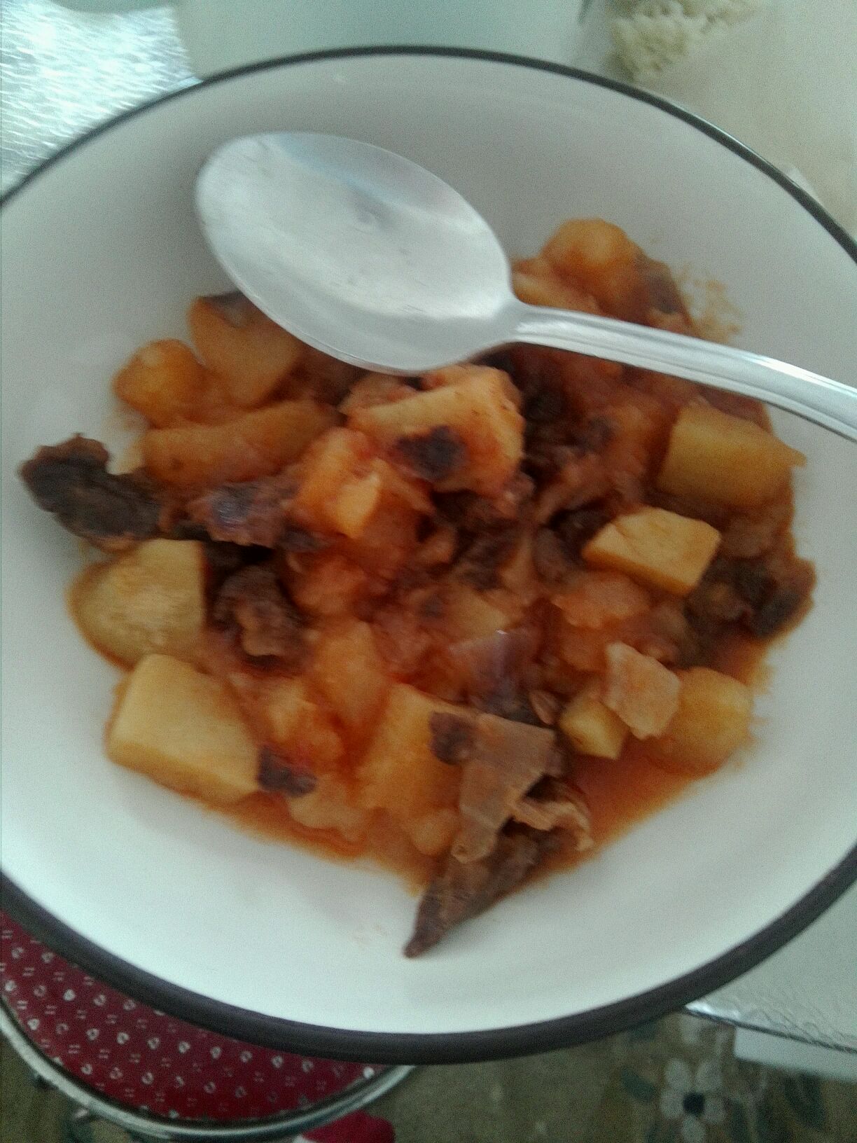 Simple potato and vegetable