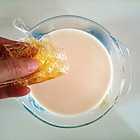  木瓜牛奶冻#夏日时光#的做法图解2
