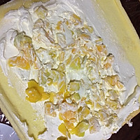 虎纹芒果奶油蛋糕卷的做法图解4
