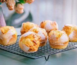#安佳黄金拍档# 迷你岩烧乳酪面包的做法