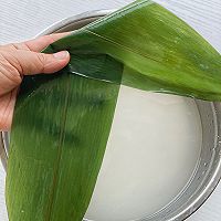 不漏一粒米的红豆沙牛角粽的做法图解3