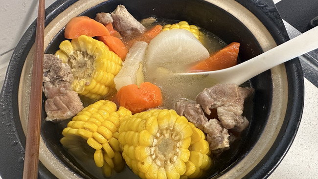 鲜甜排骨汤的做法