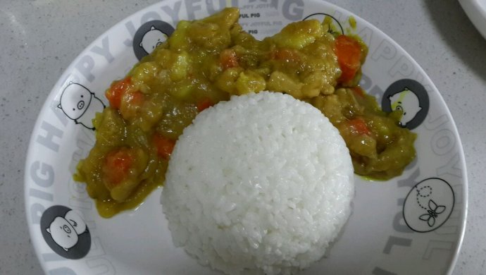 咖喱鸡肉饭（超简单鸡腿肉版）